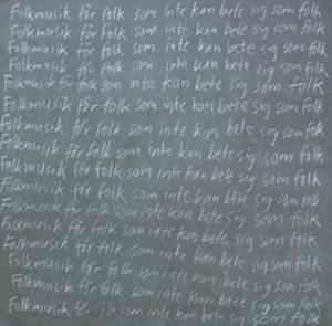 Omslagsbild för Folkmusik för folk som inte kan bete sig som folk