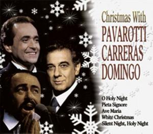 Omslagsbild för Christmas with Pavarotti, Domingo, Carreras