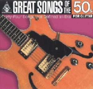 Omslagsbild för Great songs of the 50s for guitar
