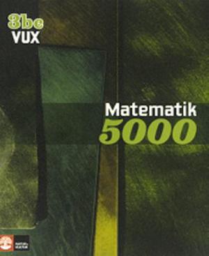 Omslagsbild för Matematik 5000 Kurs 3bc vux.