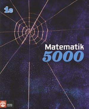 Omslagsbild för Matematik 5000 Kurs 1c.
