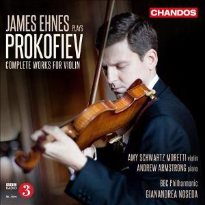 Omslagsbild för James Ehnes plays Prokofiev