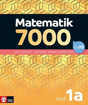Omslagsbild för Matematik 7000 Nivå 1a, <Gul>