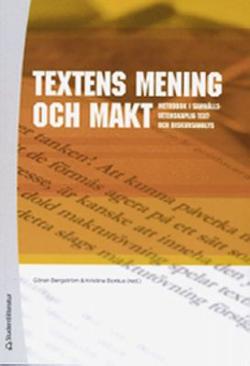 Omslagsbild för Textens mening och makt
