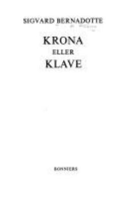 Omslagsbild för Krona eller klave