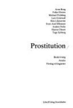 Omslagsbild för Prostitution