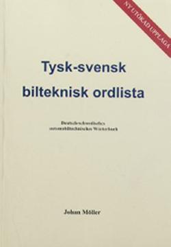Omslagsbild för Tysk-svensk bilteknisk ordlista