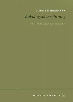 Omslagsbild för Baklängesöversättning och andra texter