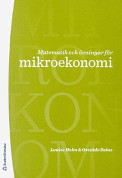 Omslagsbild för Matematik och övningar för mikroekonomi