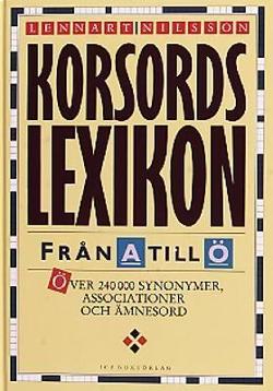 Omslagsbild för Korsordslexikon från A till Ö
