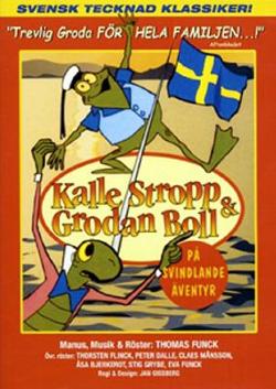 Omslagsbild för Kalle Stropp och Grodan Boll på svindlande äventyr
