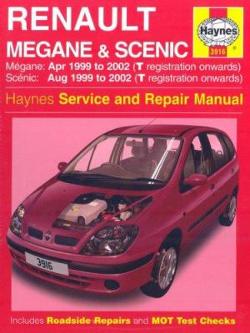 Omslagsbild för Renault Mégane & Scénic service and repair manual