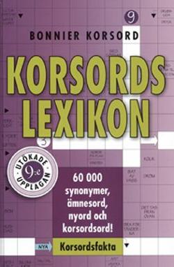 Omslagsbild för Bonnier korsords korsordslexikon