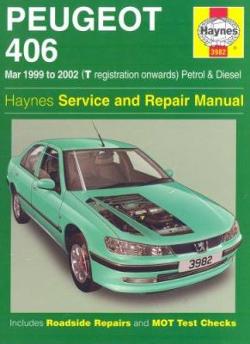Omslagsbild för Peugeot 406 service and repair manual