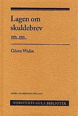 Omslagsbild för Lagen om skuldebrev