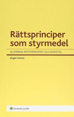 Omslagsbild för Rättsprinciper som styrmedel