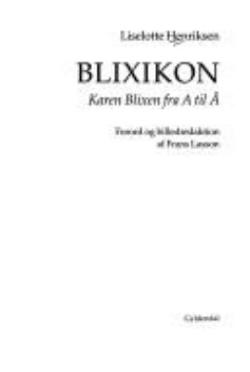Omslagsbild för Blixikon
