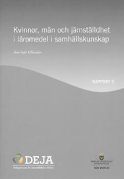 Omslagsbild för Kvinnor, män och jämställdhet i läromedel i samhällskunskap