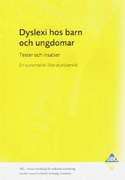 Omslagsbild för Dyslexi hos barn och ungdomar
