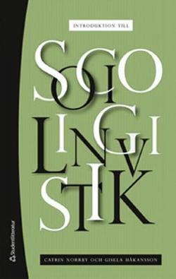 Omslagsbild för Introduktion till sociolingvistik