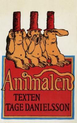 Omslagsbild för Tage Danielssons text till Animalen