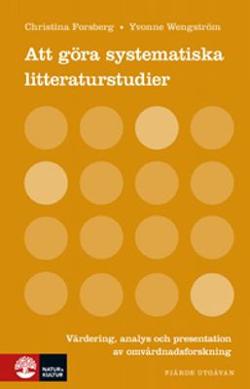 Omslagsbild för Att göra systematiska litteraturstudier
