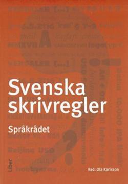Omslagsbild för Svenska skrivregler
