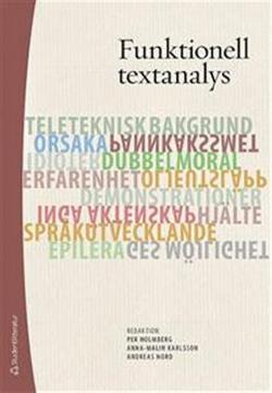 Omslagsbild för Funktionell textanalys