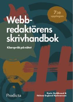 Omslagsbild för Webbredaktörens skrivhandbok