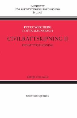 Omslagsbild för Civilrättskipning II, Privat tvistlösning