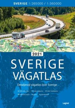 Omslagsbild för Sverige vägatlas
