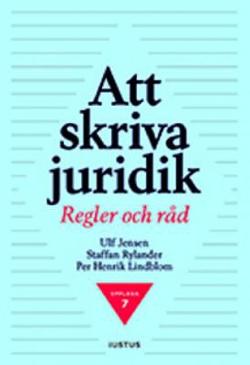 Omslagsbild för Att skriva juridik