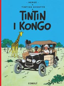 Omslagsbild för Tintin i Kongo