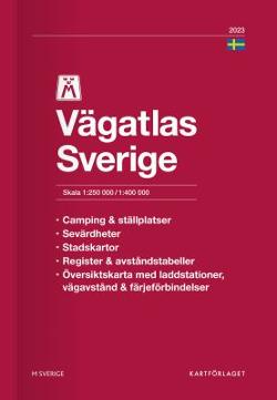 Omslagsbild för Vägatlas Sverige