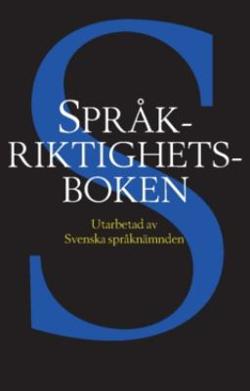 Omslagsbild för Språkriktighetsboken