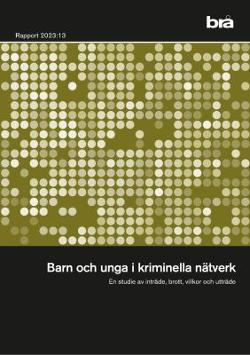 Omslagsbild för Barn och unga i kriminella nätverk