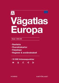 Omslagsbild för Vägatlas Europa