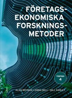 Omslagsbild för Företagsekonomiska forskningsmetoder