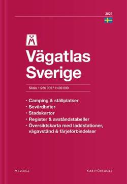 Omslagsbild för Vägatlas Sverige