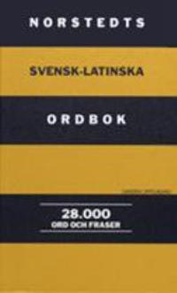 Omslagsbild för Norstedts svensk-latinska ordbok