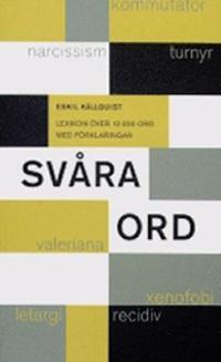 Omslagsbild för Svåra ord