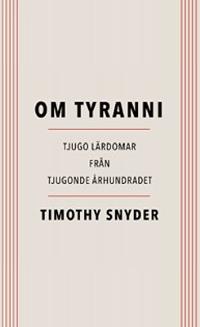 Omslagsbild för Om tyranni