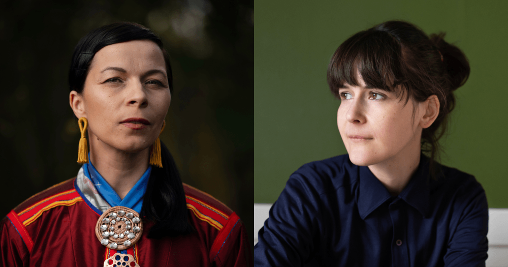 Foto av Elin Anna Labba och Alexandra Sundqvist