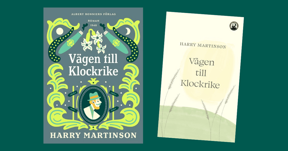 Bokomslag, Harry Martinson "Vägen till Klockrike"