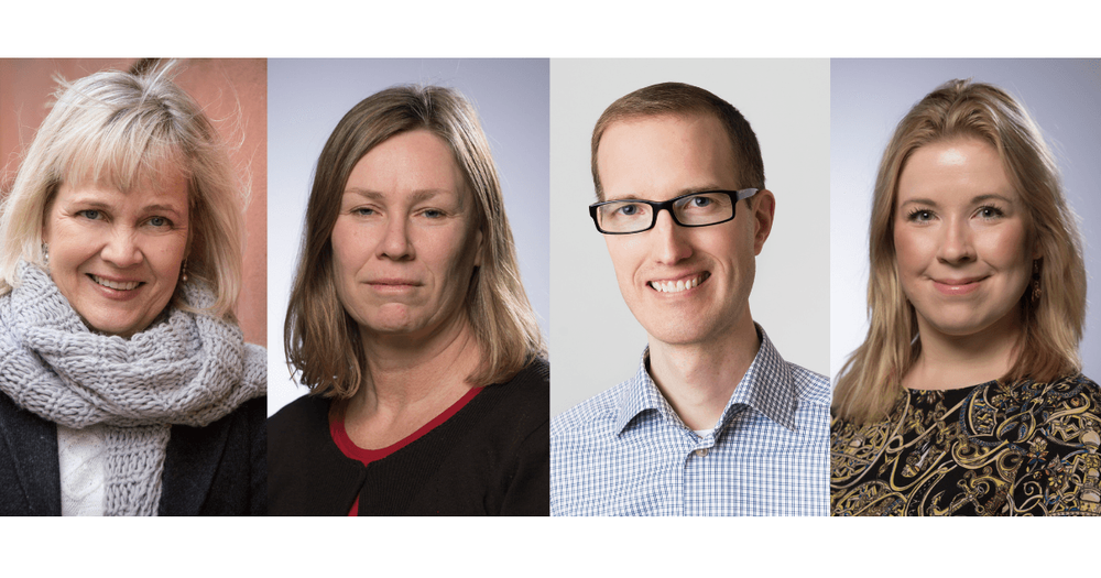 Gabriella Ahlström, Tina Kratz, Jan Jönsson, Andrea Hedin.