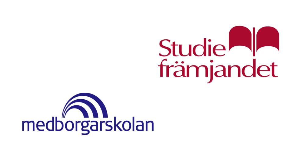 Logotyper för Studiefrämjandet och Medborgarskolan