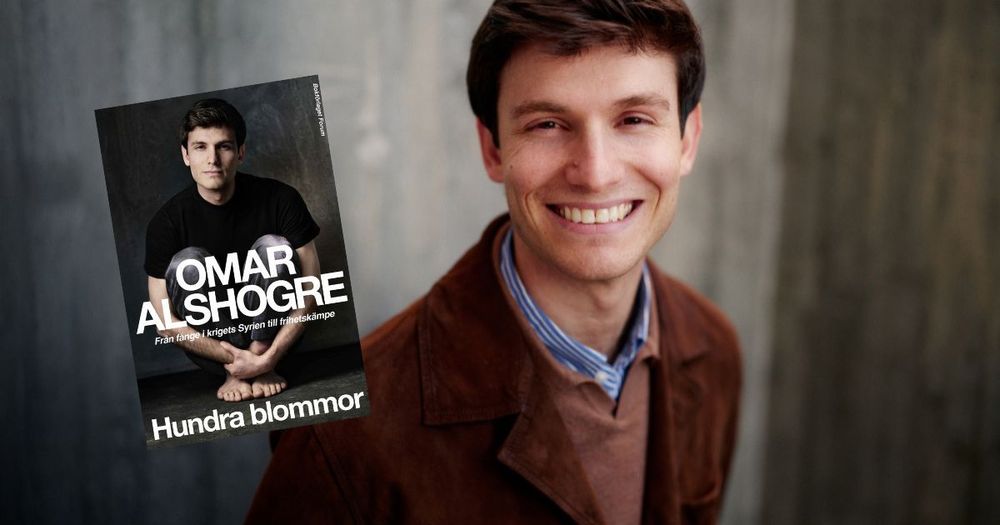 Bild på författaren och bokomslag till boken "Hundra blommor".