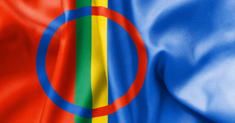 Den samiska flaggan