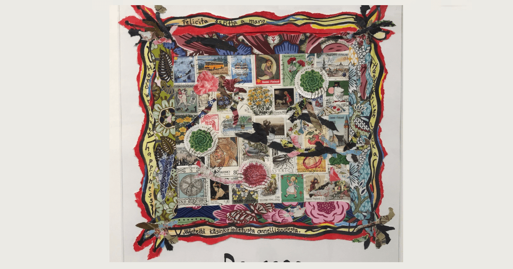 Poesicollage av Tiina Maria Sasso