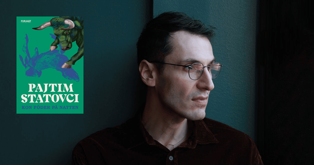 foto av författaren och omslaget